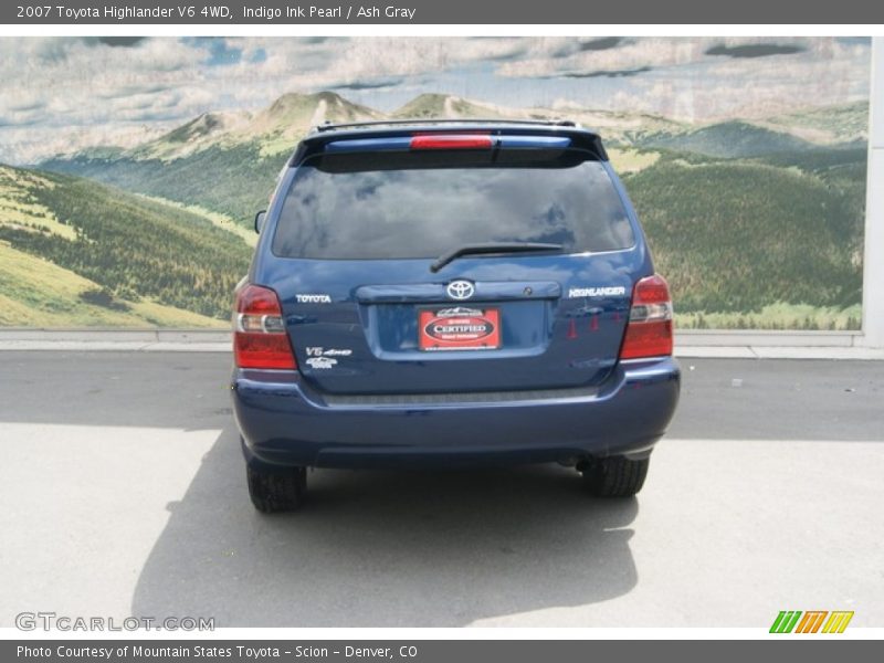 Indigo Ink Pearl / Ash Gray 2007 Toyota Highlander V6 4WD