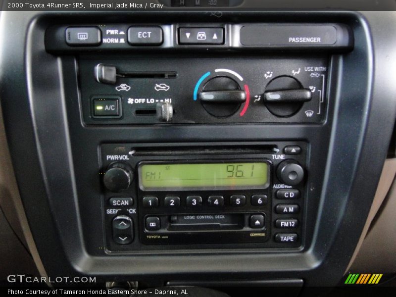 Imperial Jade Mica / Gray 2000 Toyota 4Runner SR5