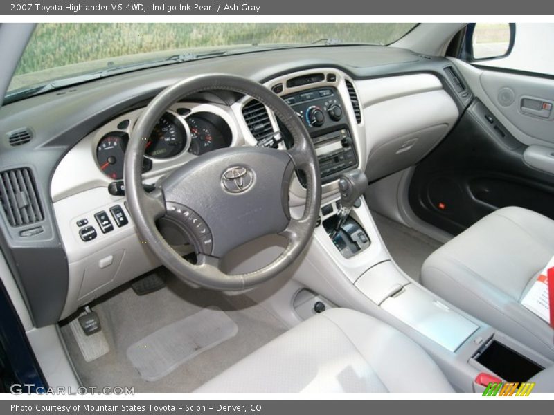 Indigo Ink Pearl / Ash Gray 2007 Toyota Highlander V6 4WD