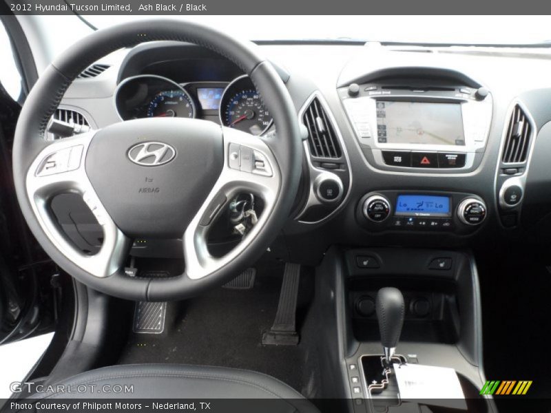 Ash Black / Black 2012 Hyundai Tucson Limited