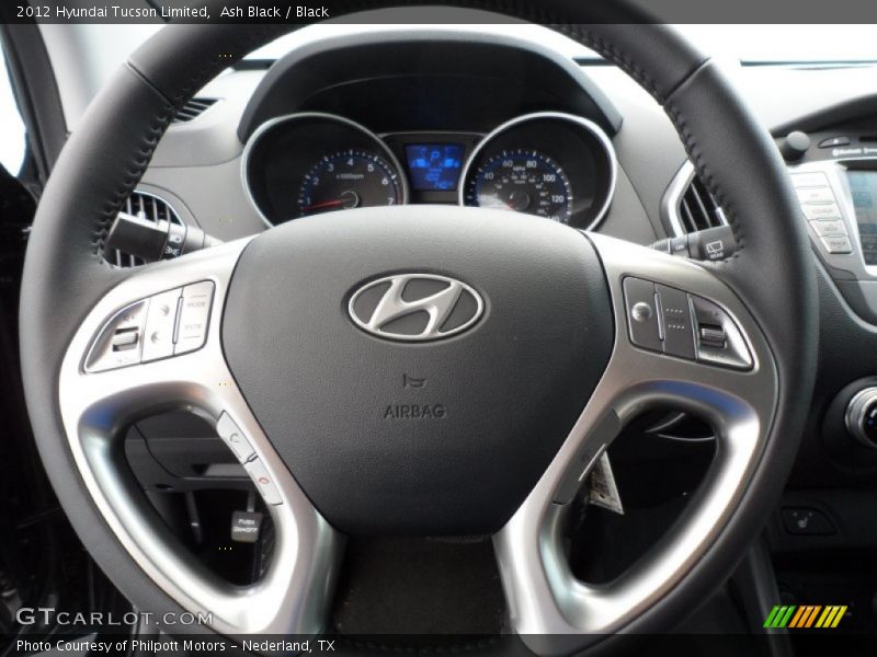 Ash Black / Black 2012 Hyundai Tucson Limited