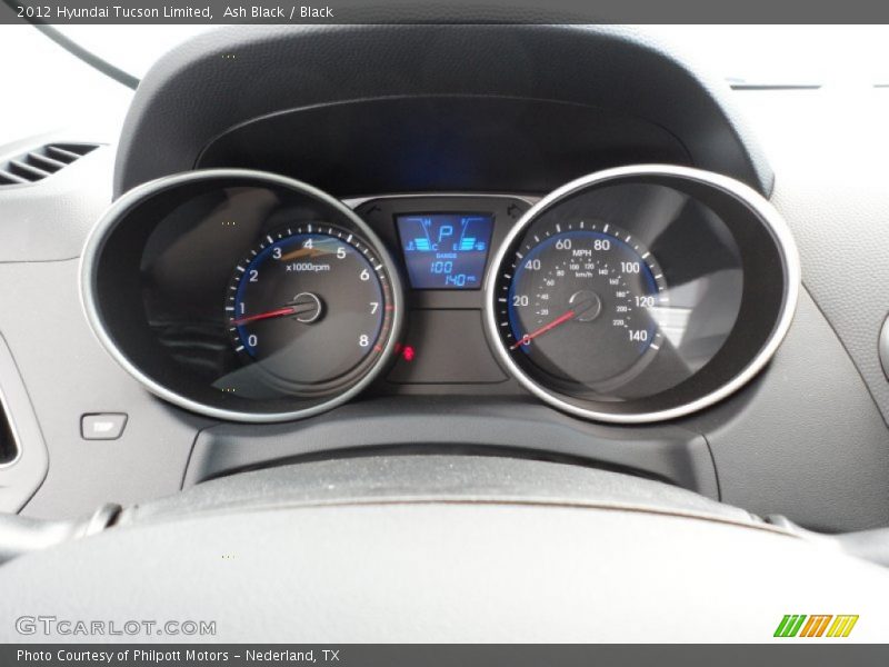 Ash Black / Black 2012 Hyundai Tucson Limited