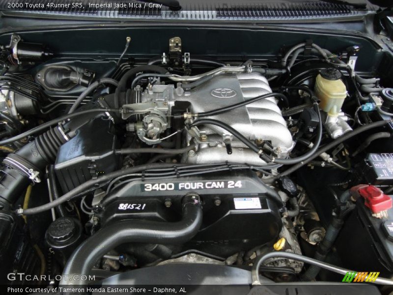 Imperial Jade Mica / Gray 2000 Toyota 4Runner SR5