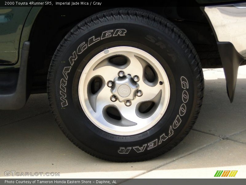 Imperial Jade Mica / Gray 2000 Toyota 4Runner SR5
