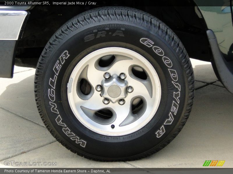 Imperial Jade Mica / Gray 2000 Toyota 4Runner SR5