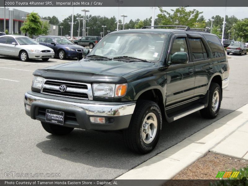 Imperial Jade Mica / Gray 2000 Toyota 4Runner SR5