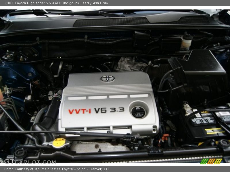 Indigo Ink Pearl / Ash Gray 2007 Toyota Highlander V6 4WD