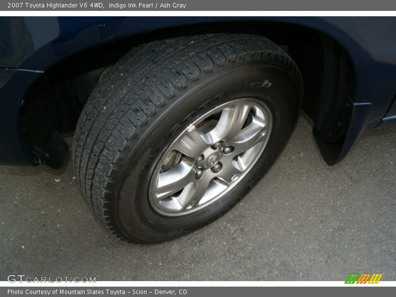 Indigo Ink Pearl / Ash Gray 2007 Toyota Highlander V6 4WD