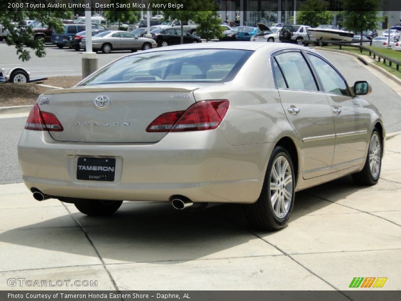 Desert Sand Mica / Ivory Beige 2008 Toyota Avalon Limited