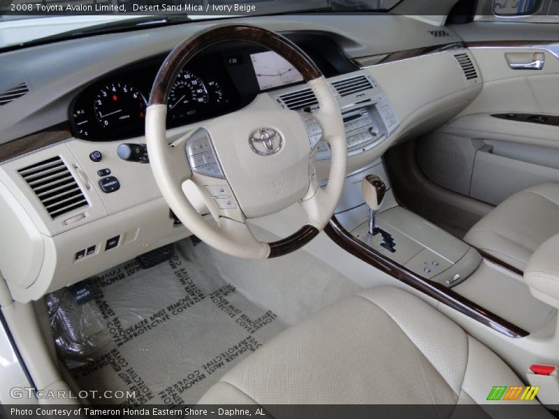 Desert Sand Mica / Ivory Beige 2008 Toyota Avalon Limited