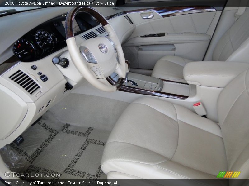 Desert Sand Mica / Ivory Beige 2008 Toyota Avalon Limited
