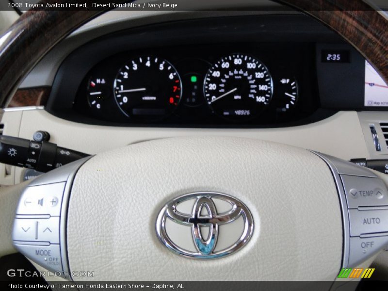 Desert Sand Mica / Ivory Beige 2008 Toyota Avalon Limited