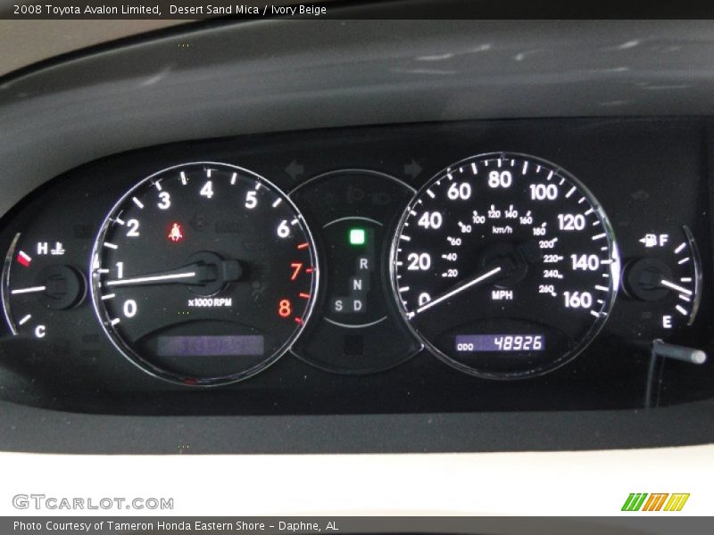 Desert Sand Mica / Ivory Beige 2008 Toyota Avalon Limited