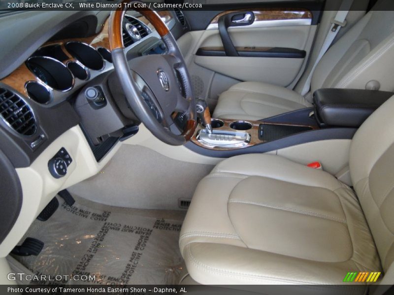 White Diamond Tri Coat / Cashmere/Cocoa 2008 Buick Enclave CX