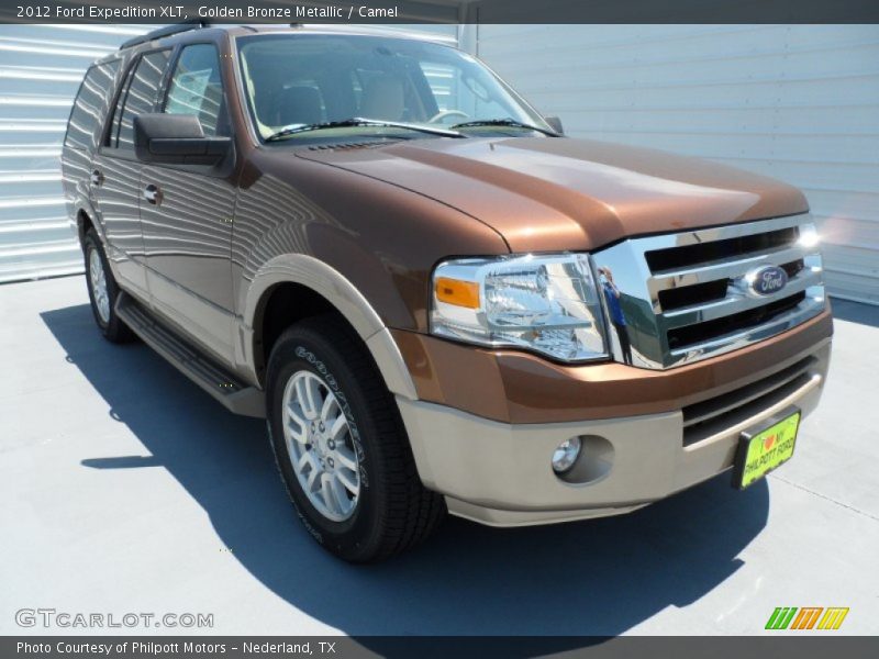 Golden Bronze Metallic / Camel 2012 Ford Expedition XLT