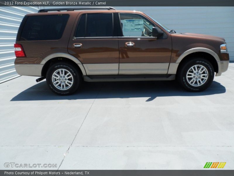 Golden Bronze Metallic / Camel 2012 Ford Expedition XLT