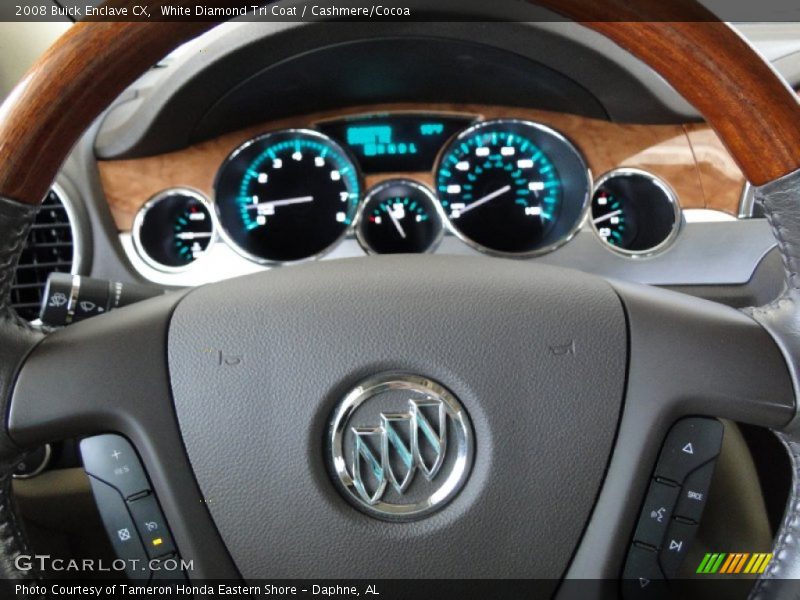 White Diamond Tri Coat / Cashmere/Cocoa 2008 Buick Enclave CX