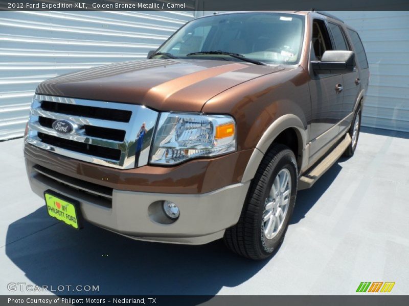 Golden Bronze Metallic / Camel 2012 Ford Expedition XLT