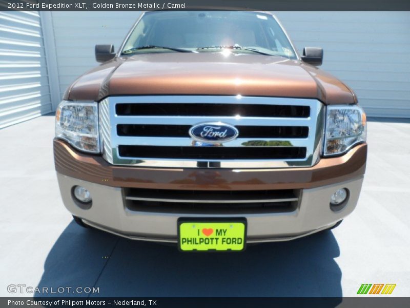 Golden Bronze Metallic / Camel 2012 Ford Expedition XLT