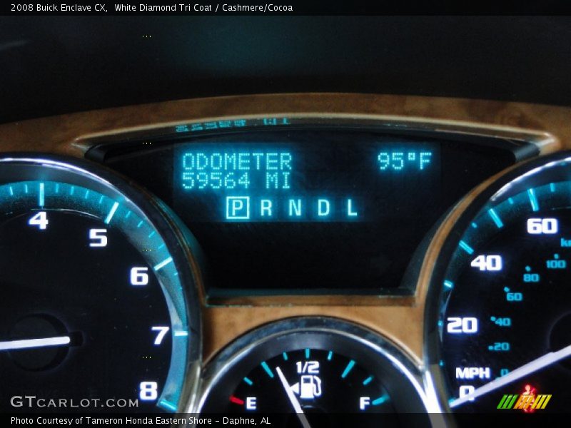 White Diamond Tri Coat / Cashmere/Cocoa 2008 Buick Enclave CX