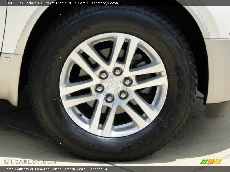 White Diamond Tri Coat / Cashmere/Cocoa 2008 Buick Enclave CX
