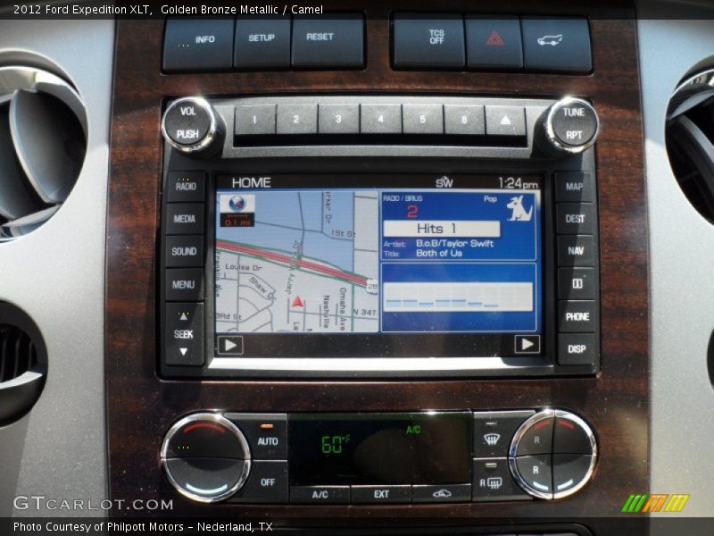 Navigation of 2012 Expedition XLT