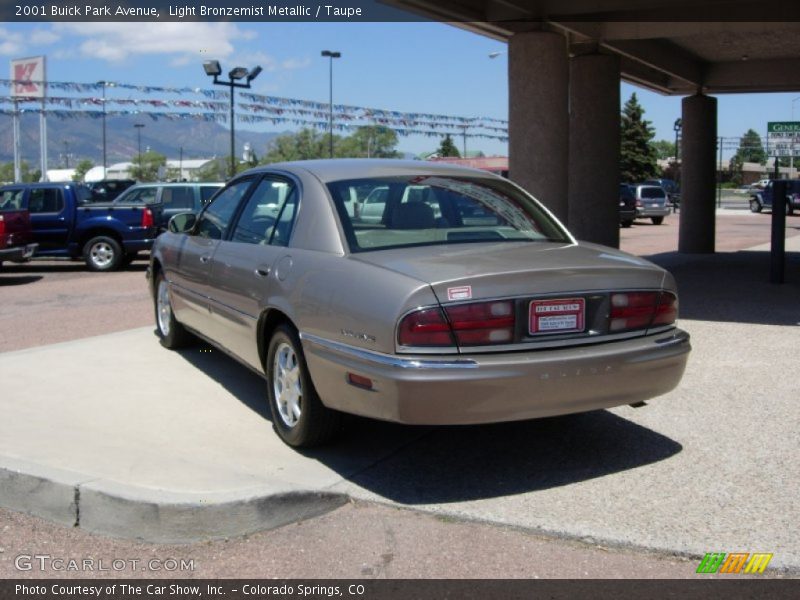 Light Bronzemist Metallic / Taupe 2001 Buick Park Avenue
