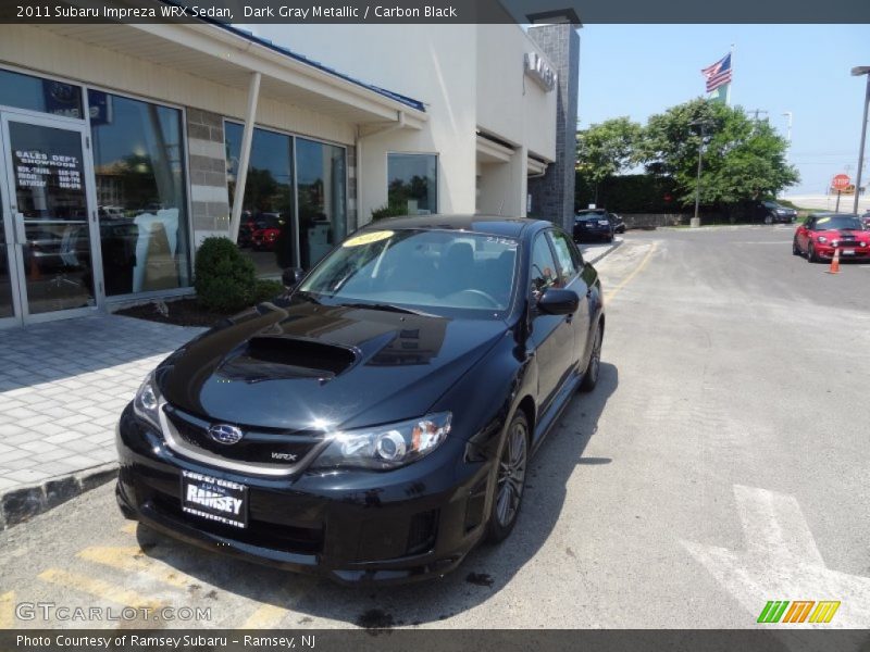 Dark Gray Metallic / Carbon Black 2011 Subaru Impreza WRX Sedan