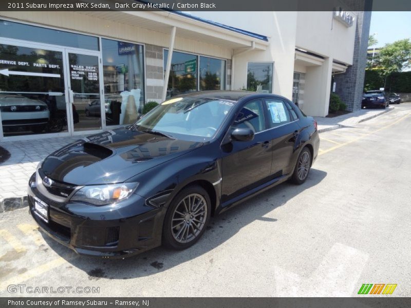 Dark Gray Metallic / Carbon Black 2011 Subaru Impreza WRX Sedan