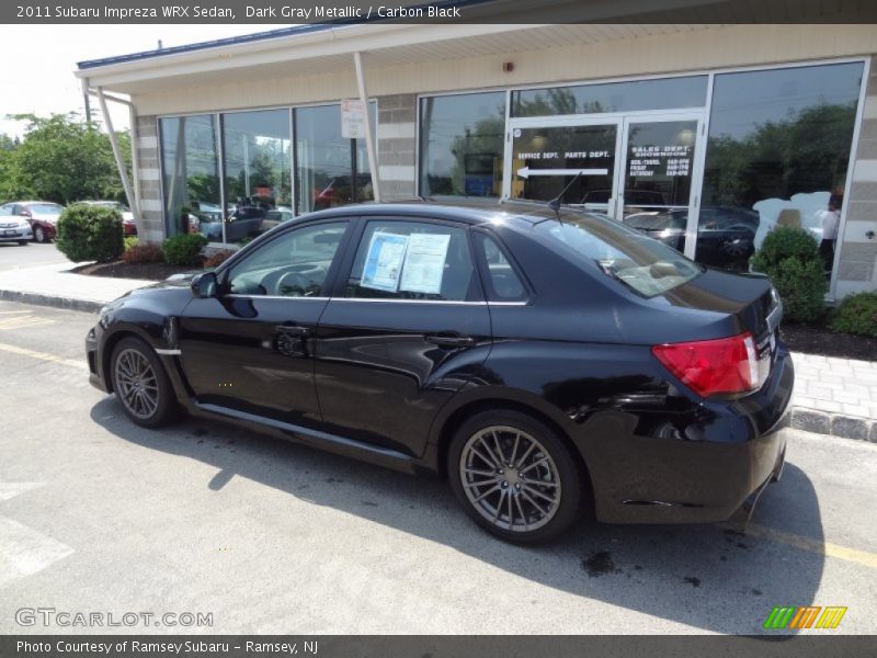 Dark Gray Metallic / Carbon Black 2011 Subaru Impreza WRX Sedan