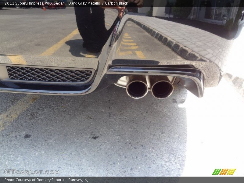 Dark Gray Metallic / Carbon Black 2011 Subaru Impreza WRX Sedan