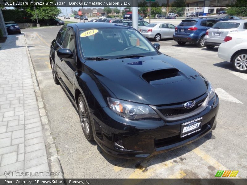 Dark Gray Metallic / Carbon Black 2011 Subaru Impreza WRX Sedan