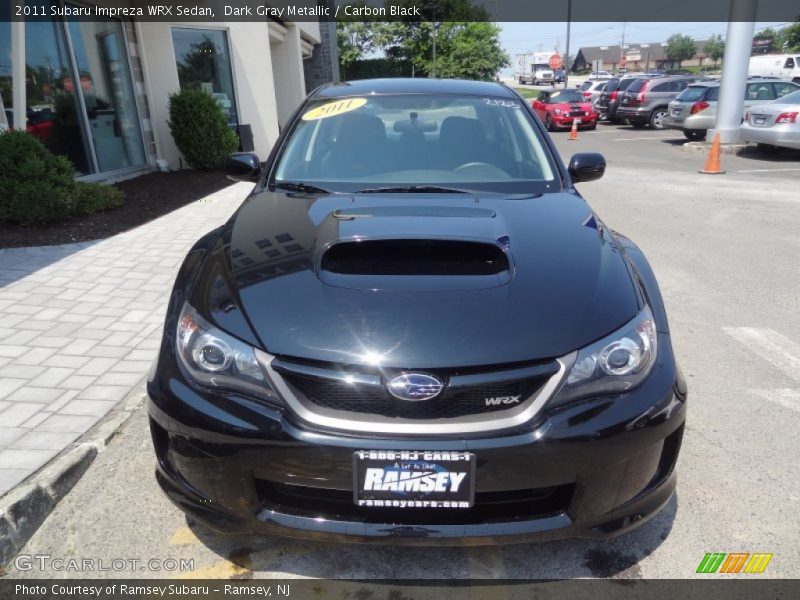 Dark Gray Metallic / Carbon Black 2011 Subaru Impreza WRX Sedan