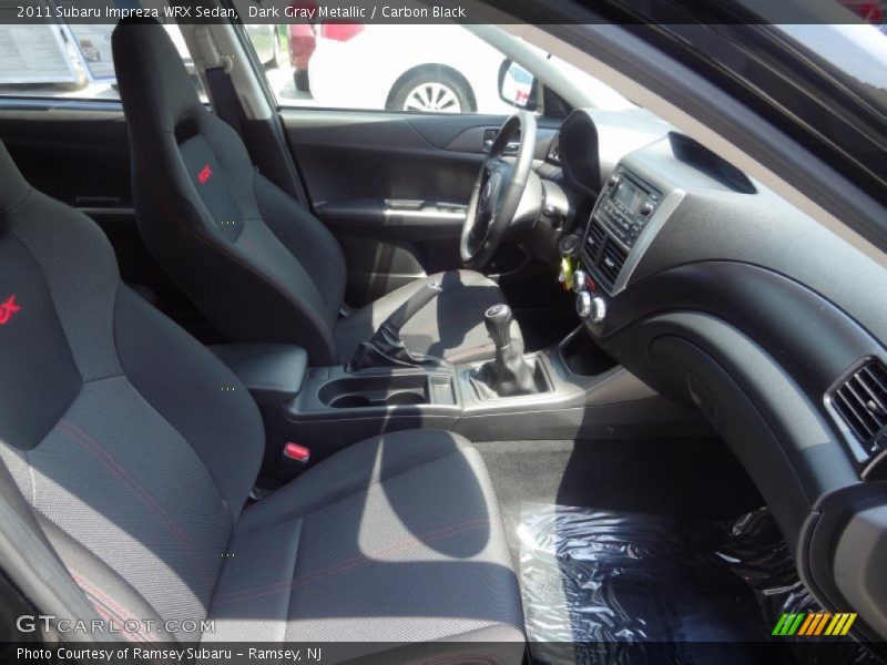 Dark Gray Metallic / Carbon Black 2011 Subaru Impreza WRX Sedan
