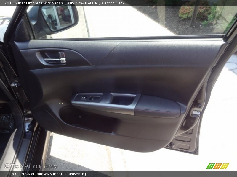 Dark Gray Metallic / Carbon Black 2011 Subaru Impreza WRX Sedan
