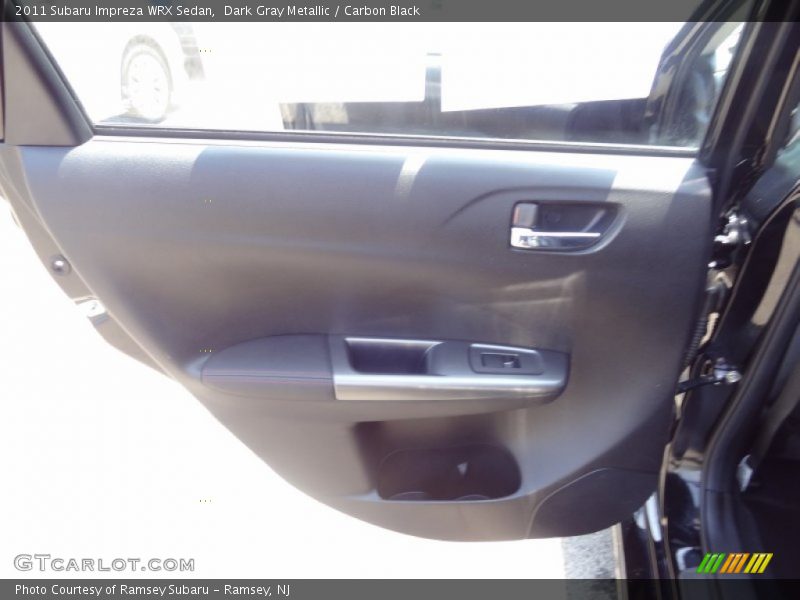 Dark Gray Metallic / Carbon Black 2011 Subaru Impreza WRX Sedan