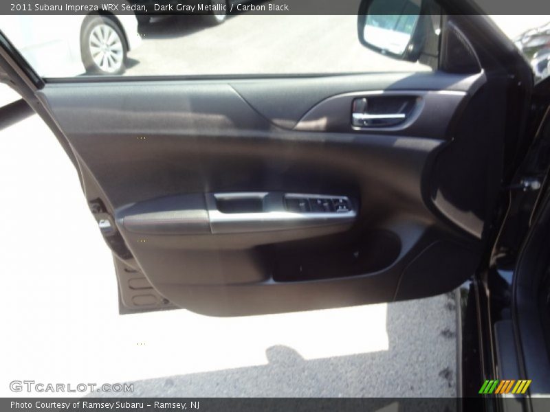 Dark Gray Metallic / Carbon Black 2011 Subaru Impreza WRX Sedan