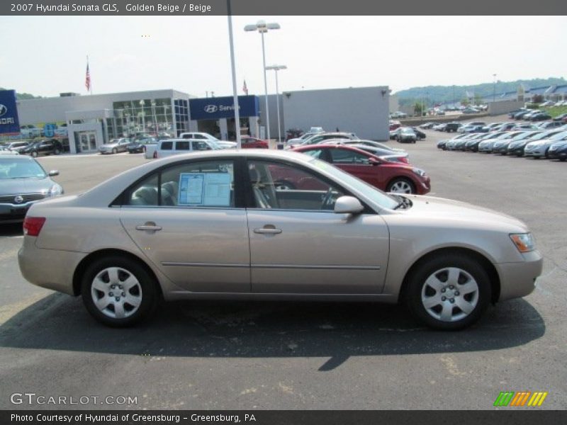 Golden Beige / Beige 2007 Hyundai Sonata GLS