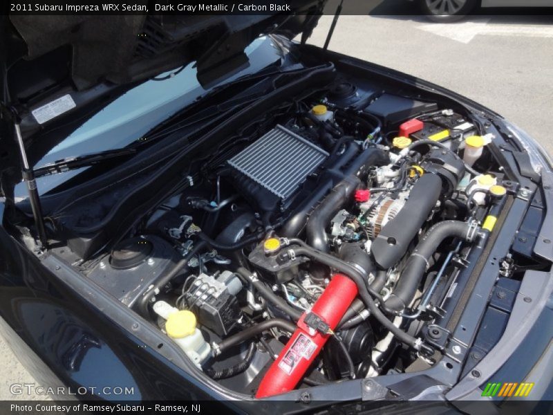 Dark Gray Metallic / Carbon Black 2011 Subaru Impreza WRX Sedan