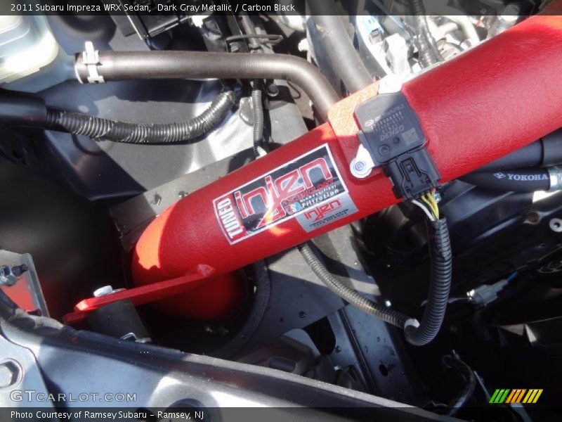 Dark Gray Metallic / Carbon Black 2011 Subaru Impreza WRX Sedan