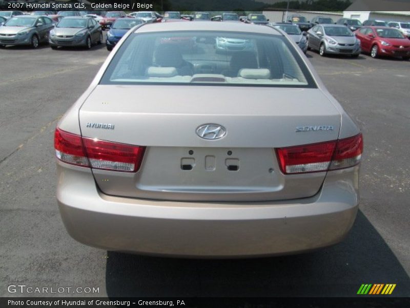 Golden Beige / Beige 2007 Hyundai Sonata GLS