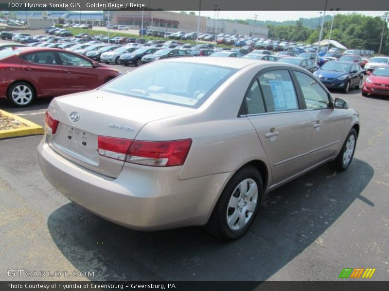 Golden Beige / Beige 2007 Hyundai Sonata GLS