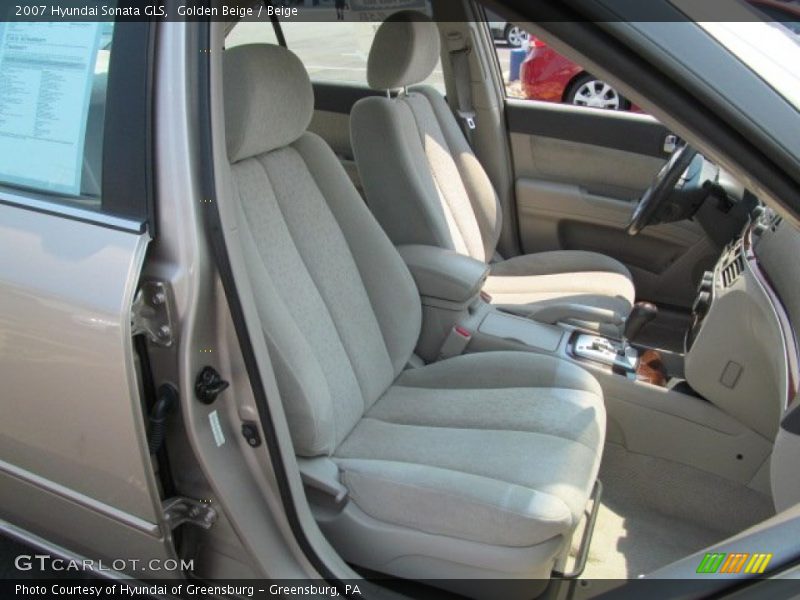 Golden Beige / Beige 2007 Hyundai Sonata GLS