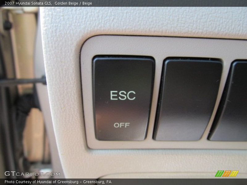 Golden Beige / Beige 2007 Hyundai Sonata GLS
