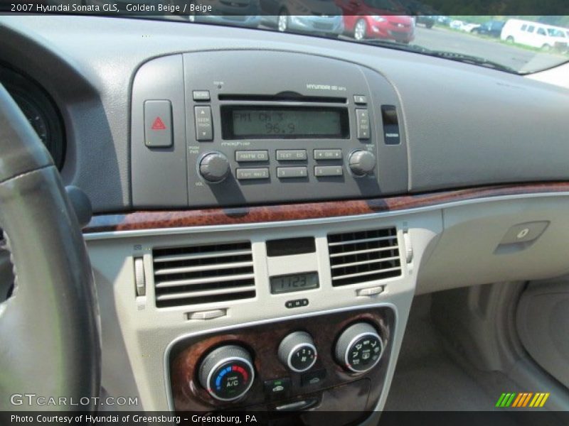Golden Beige / Beige 2007 Hyundai Sonata GLS