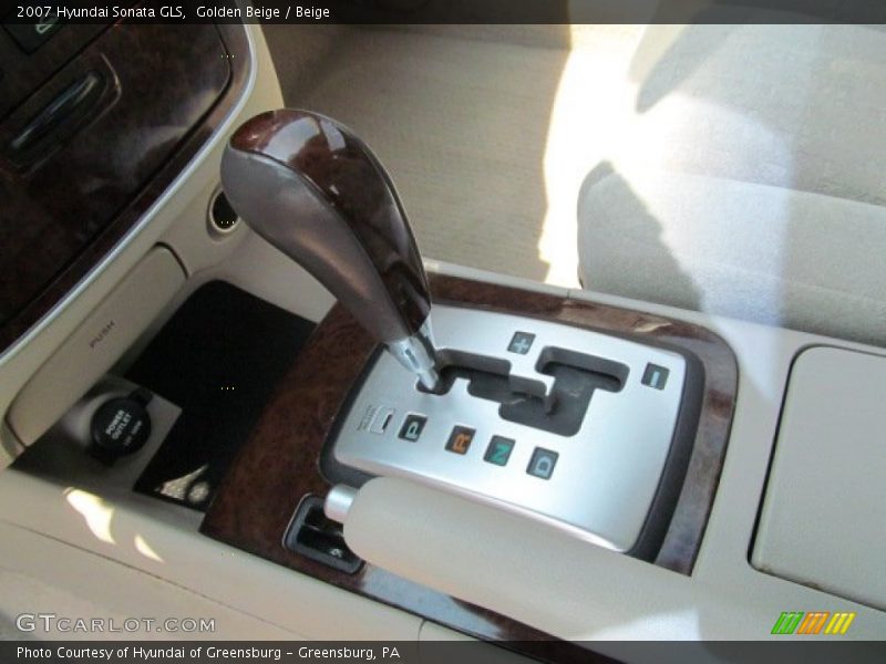Golden Beige / Beige 2007 Hyundai Sonata GLS