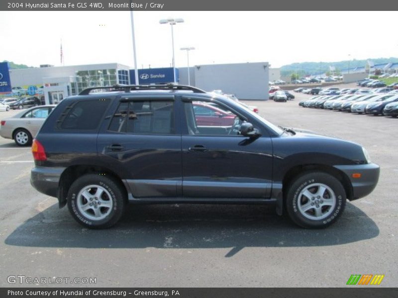 Moonlit Blue / Gray 2004 Hyundai Santa Fe GLS 4WD