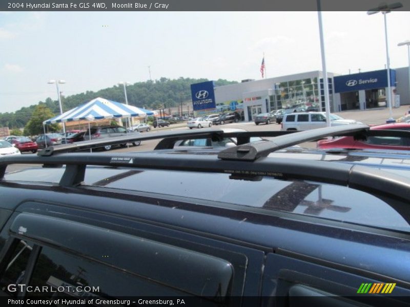 Moonlit Blue / Gray 2004 Hyundai Santa Fe GLS 4WD