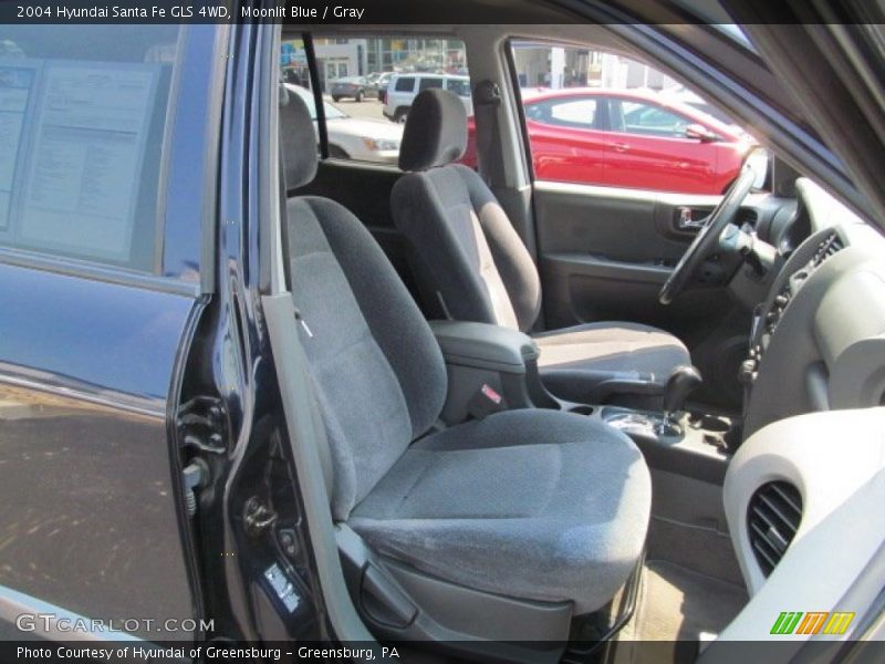 Moonlit Blue / Gray 2004 Hyundai Santa Fe GLS 4WD