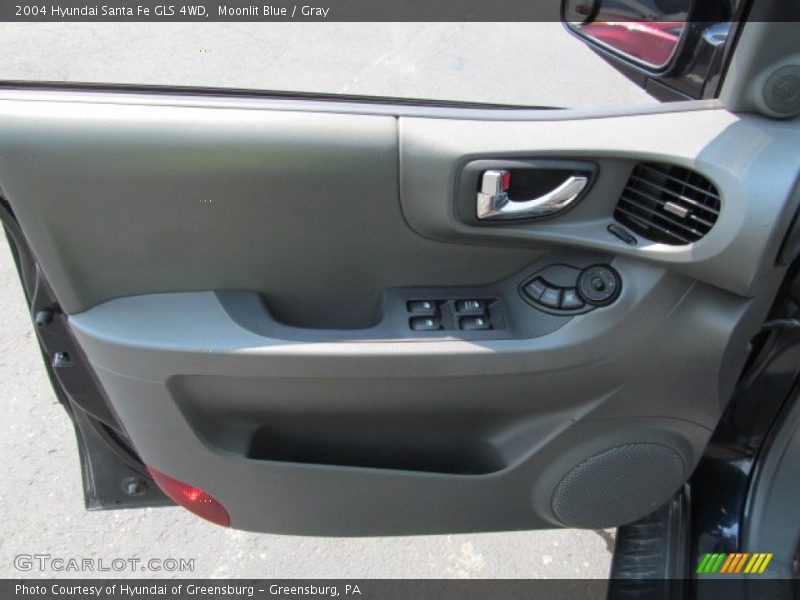 Moonlit Blue / Gray 2004 Hyundai Santa Fe GLS 4WD